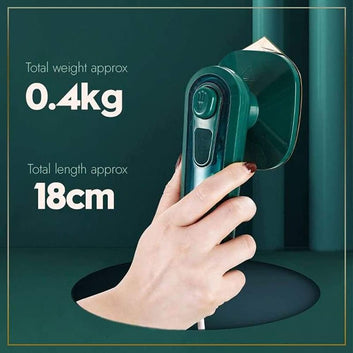 Portable Mini Steam Iron – Handheld Garment Steamer for Home & Travel, Supports Dry/Wet Ironing