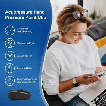 (Pack of 2) Sugar Control Acupressure Point Clip, Light Weight, Supporting