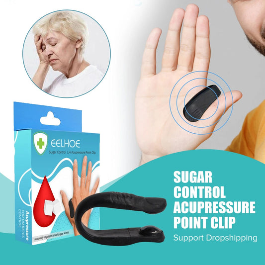 (Pack of 2) Sugar Control Acupressure Point Clip, Light Weight, Supporting